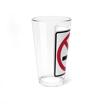 MUTCD-CA PS-002 (California) (Road Sign) Pint Glass 16oz - Go Mug Yourself
