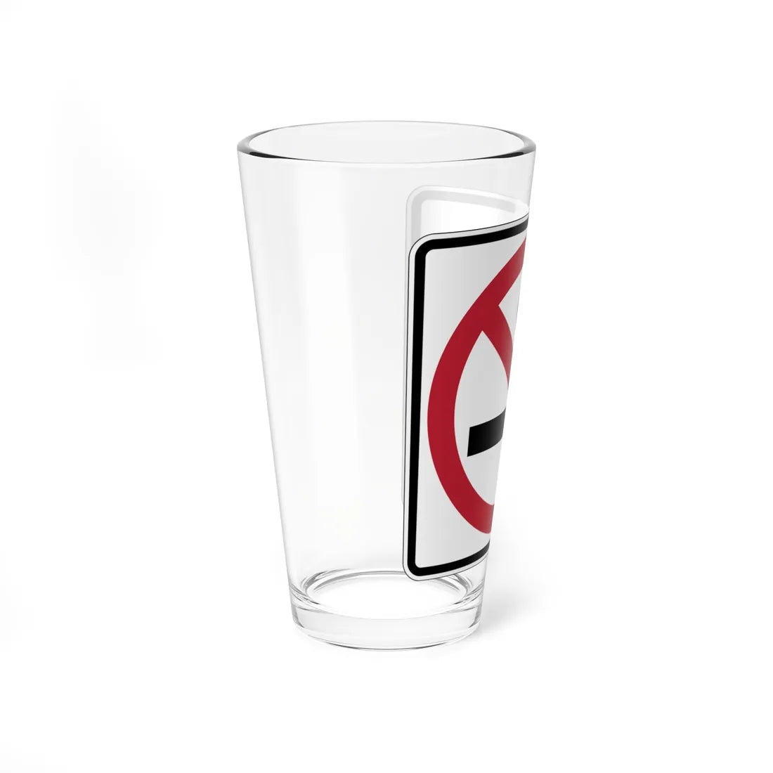 MUTCD-CA PS-002 (California) (Road Sign) Pint Glass 16oz - Go Mug Yourself