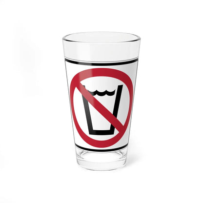 MUTCD-CA PS-013 (California) (Road Sign) Pint Glass 16oz 16oz - Go Mug Yourself