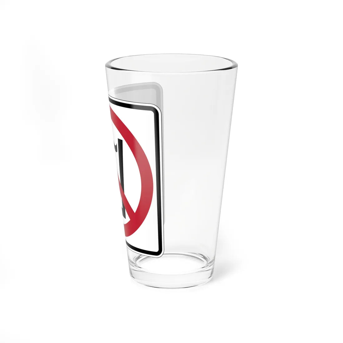 MUTCD-CA PS-013 (California) (Road Sign) Pint Glass 16oz - Go Mug Yourself