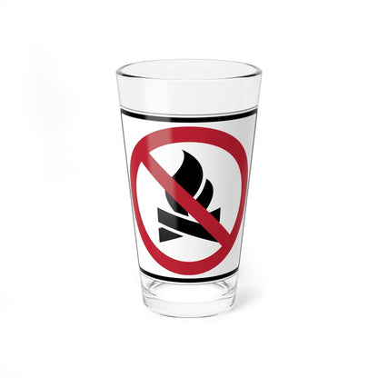 MUTCD-CA PS-042 (California) (Road Sign) Pint Glass 16oz 16oz - Go Mug Yourself
