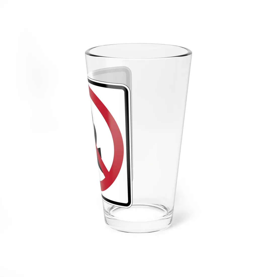 MUTCD-CA PS-042 (California) (Road Sign) Pint Glass 16oz - Go Mug Yourself