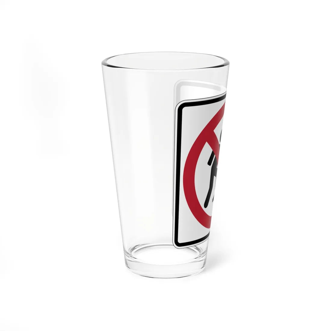 MUTCD-CA PS-082 (California) (Road Sign) Pint Glass 16oz - Go Mug Yourself