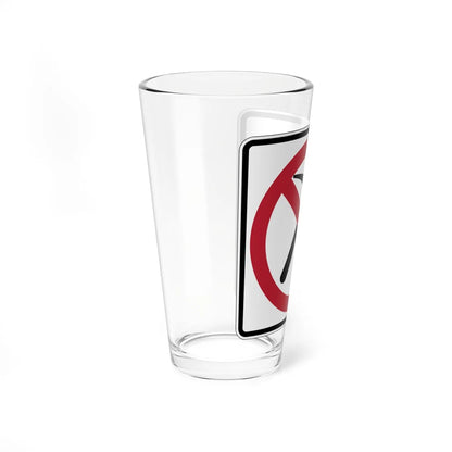 MUTCD-CA PS-083 (California) (Road Sign) Pint Glass 16oz - Go Mug Yourself