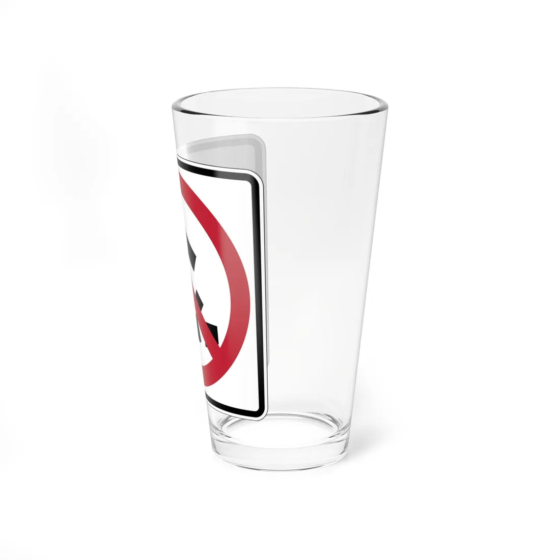 MUTCD-CA PS-083 (California) (Road Sign) Pint Glass 16oz - Go Mug Yourself