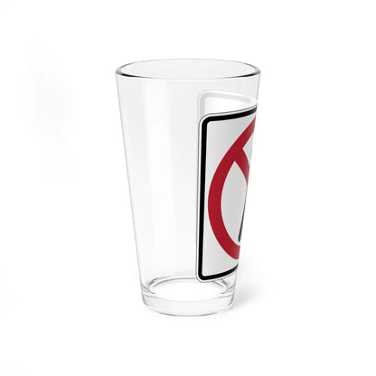 MUTCD-CA PS-096 (California) (Road Sign) Pint Glass 16oz - Go Mug Yourself