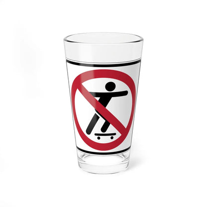 MUTCD-CA PS-098 (California) (Road Sign) Pint Glass 16oz 16oz - Go Mug Yourself