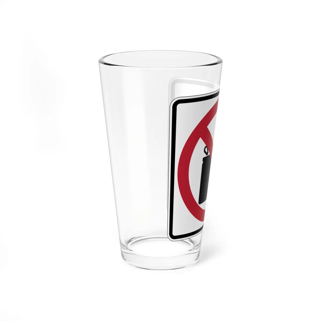 MUTCD-CA PS-101 (California) (Road Sign) Pint Glass 16oz - Go Mug Yourself