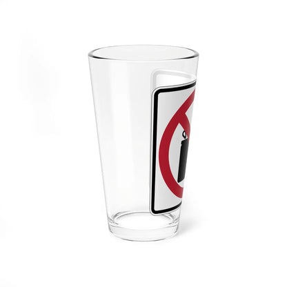 MUTCD-CA PS-101 (California) (Road Sign) Pint Glass 16oz - Go Mug Yourself