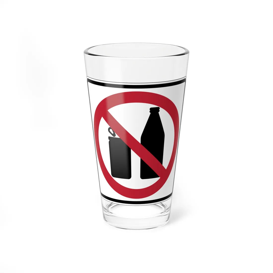 MUTCD-CA PS-101 (California) (Road Sign) Pint Glass 16oz - Go Mug Yourself