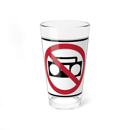 MUTCD-CA PS-103 (California) (Road Sign) Pint Glass 16oz 16oz - Go Mug Yourself