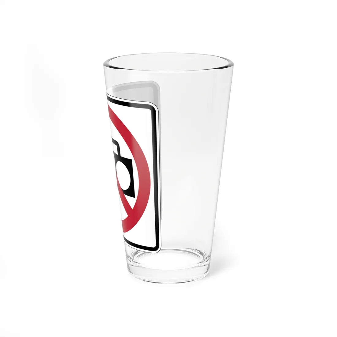 MUTCD-CA PS-103 (California) (Road Sign) Pint Glass 16oz - Go Mug Yourself
