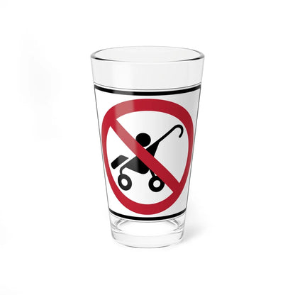 MUTCD-CA PS-111 (California) (Road Sign) Pint Glass 16oz 16oz - Go Mug Yourself