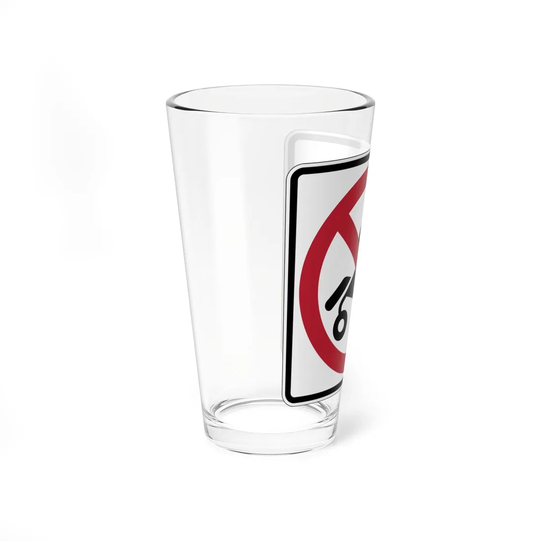 MUTCD-CA PS-111 (California) (Road Sign) Pint Glass 16oz - Go Mug Yourself