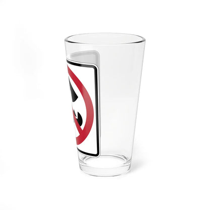 MUTCD-CA PS-112 (California) (Road Sign) Pint Glass 16oz - Go Mug Yourself