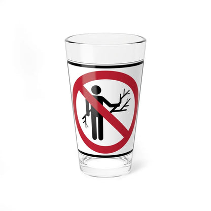 MUTCD-CA PS-120 (California) (Road Sign) Pint Glass 16oz 16oz - Go Mug Yourself