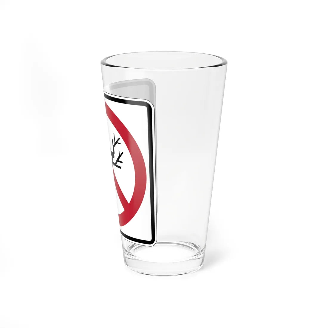 MUTCD-CA PS-120 (California) (Road Sign) Pint Glass 16oz - Go Mug Yourself