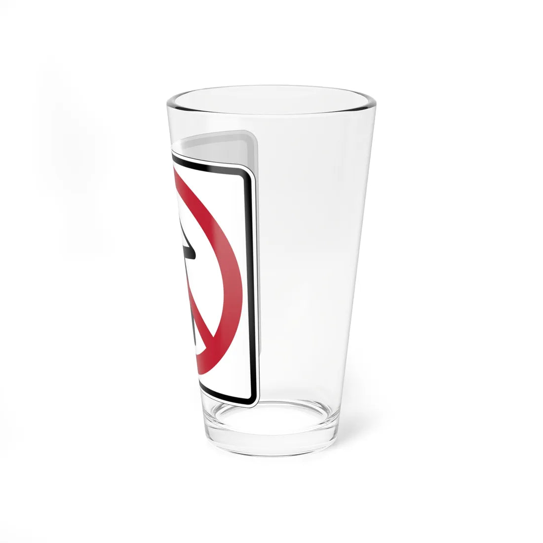 MUTCD-CA PS-128 (California) (Road Sign) Pint Glass 16oz - Go Mug Yourself