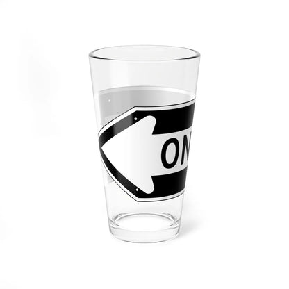 MUTCD-CA R10-2Lt 19712006 (California) (Road Sign) Pint Glass 16oz - Go Mug Yourself