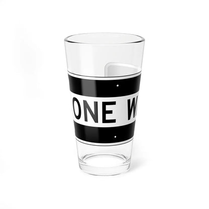 MUTCD-CA R10-2Lt 19712006 (California) (Road Sign) Pint Glass 16oz - Go Mug Yourself