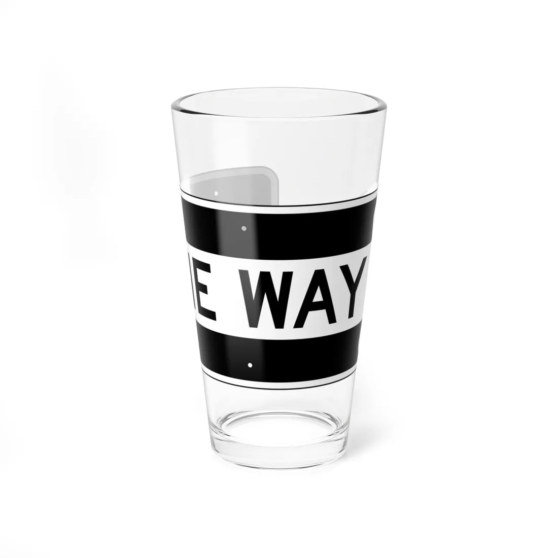MUTCD-CA R10-2Rt 19712006 (California) (Road Sign) Pint Glass 16oz 16oz - Go Mug Yourself