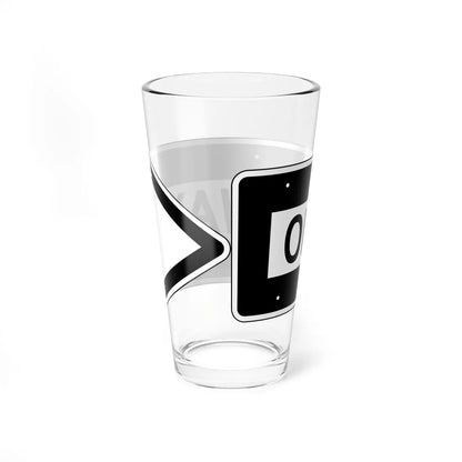 MUTCD-CA R10-2Rt 19712006 (California) (Road Sign) Pint Glass 16oz - Go Mug Yourself