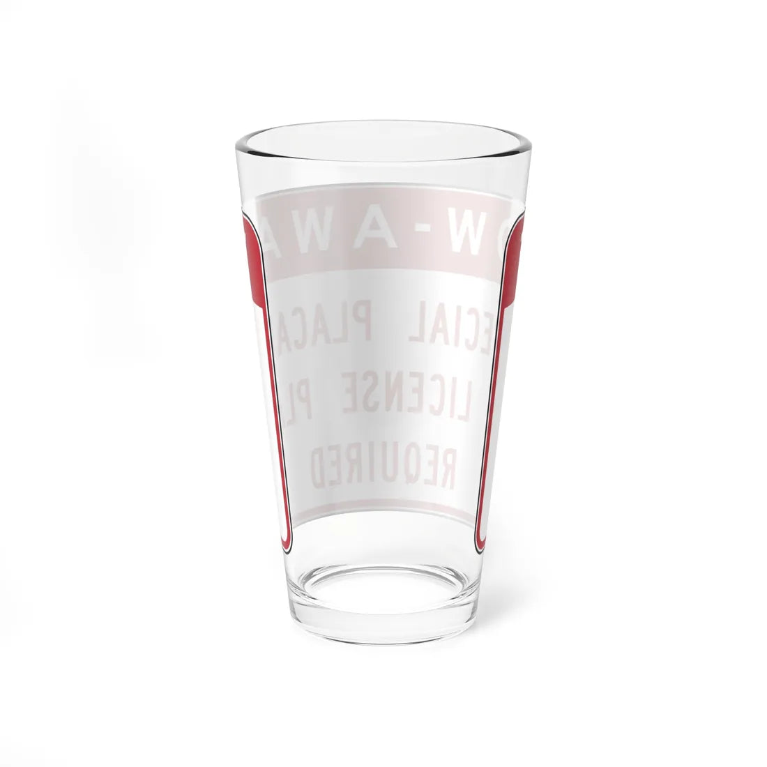 MUTCD-CA R100A-1 (California) (Road Sign) Pint Glass 16oz - Go Mug Yourself