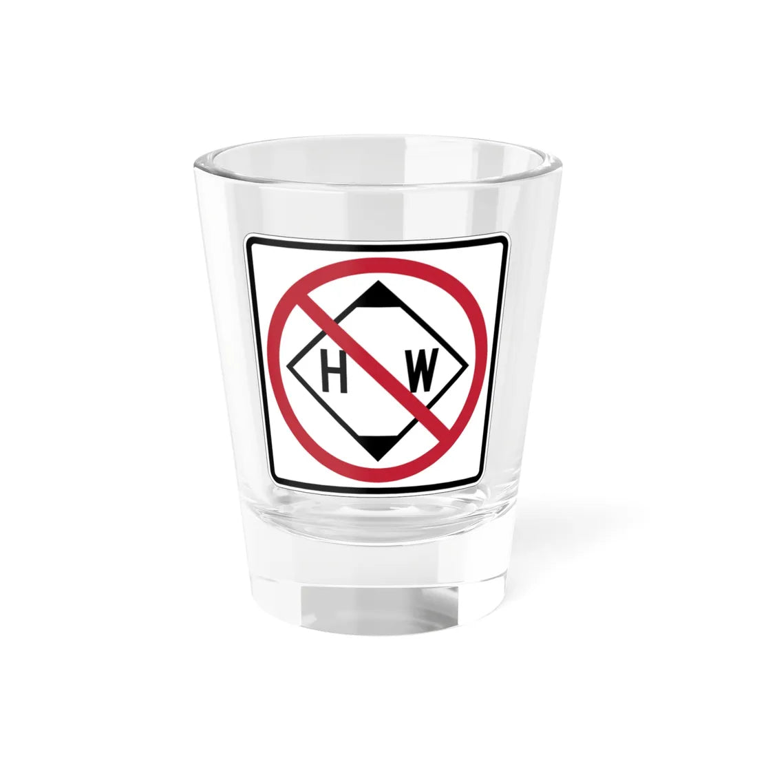 MUTCD-CA R102 (California) (Road Sign) Shot Glass 1.5oz 1.5oz - Go Mug Yourself