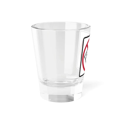 MUTCD-CA R102 (California) (Road Sign) Shot Glass 1.5oz - Go Mug Yourself