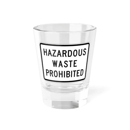 MUTCD-CA R102A (California) (Road Sign) Shot Glass 1.5oz 1.5oz - Go Mug Yourself