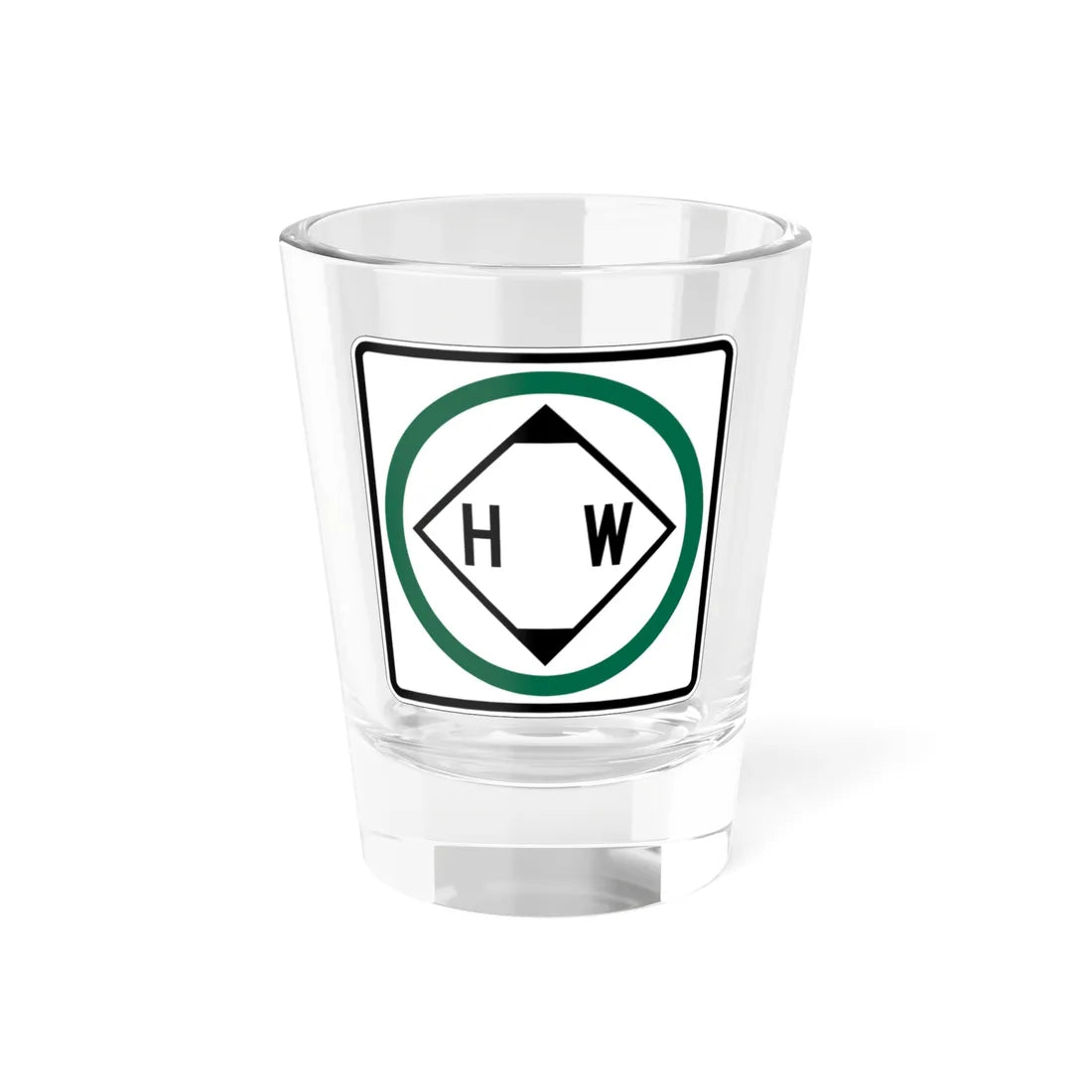 MUTCD-CA R103 (California) (Road Sign) Shot Glass 1.5oz 1.5oz - Go Mug Yourself