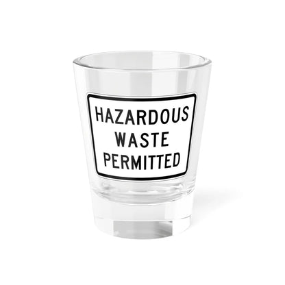 MUTCD-CA R103A (California) (Road Sign) Shot Glass 1.5oz 1.5oz - Go Mug Yourself