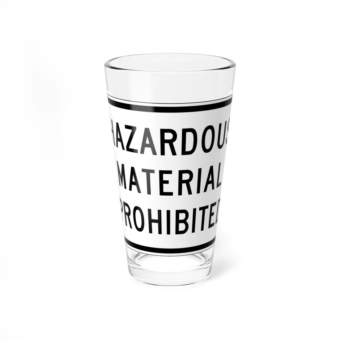 MUTCD-CA R104A (California) (Road Sign) Pint Glass 16oz 16oz - Go Mug Yourself
