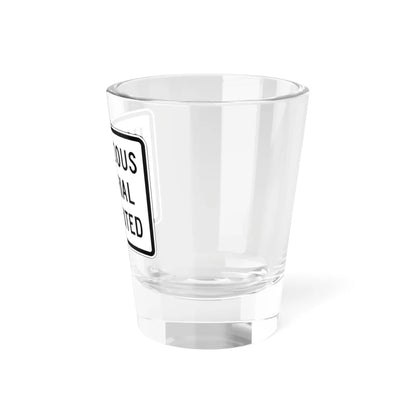 MUTCD-CA R104A (California) (Road Sign) Shot Glass 1.5oz - Go Mug Yourself