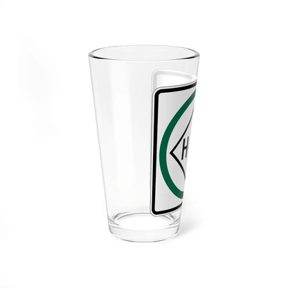MUTCD-CA R105 (California) (Road Sign) Pint Glass 16oz - Go Mug Yourself