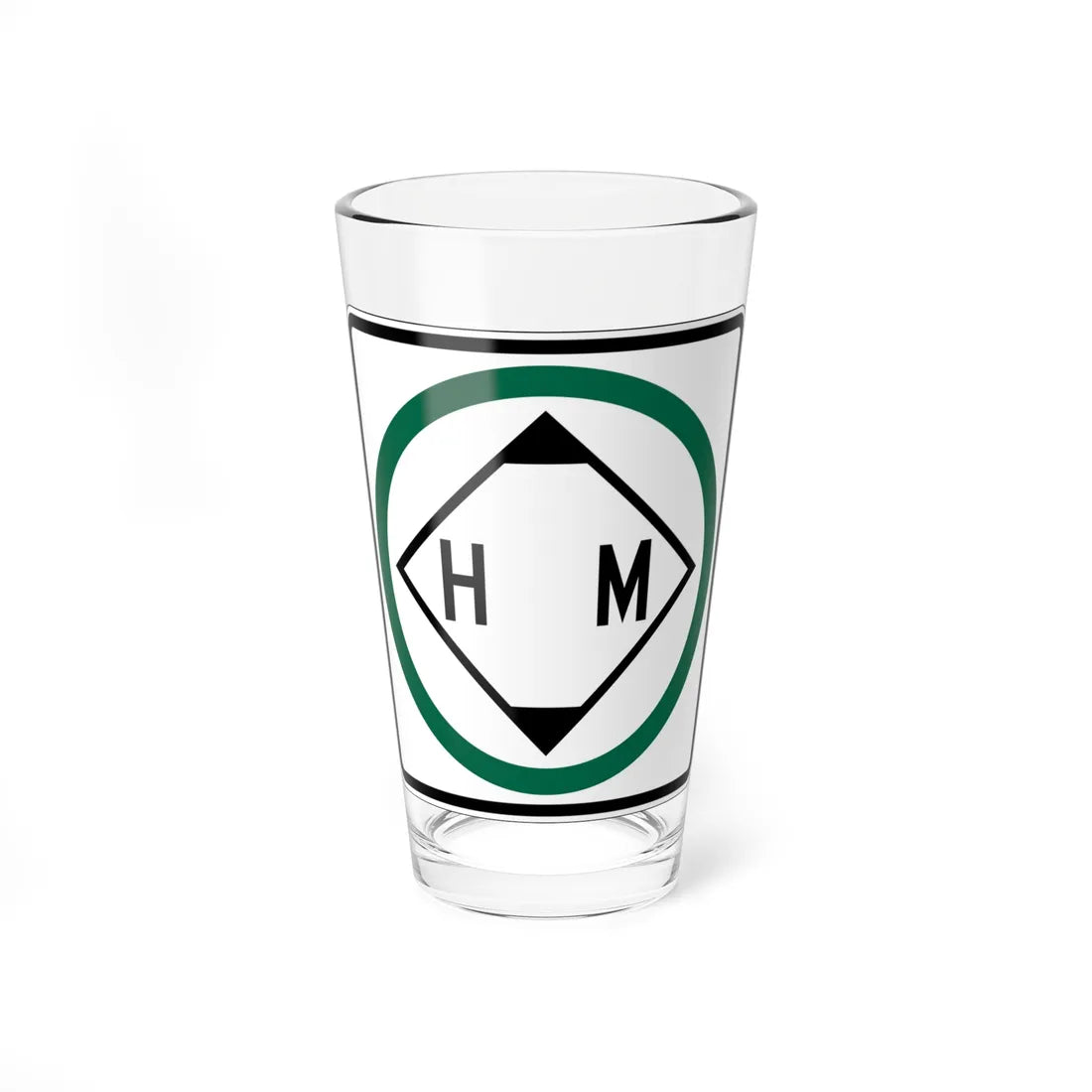 MUTCD-CA R105 (California) (Road Sign) Pint Glass 16oz - Go Mug Yourself