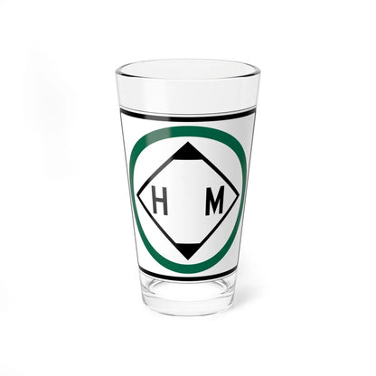 MUTCD-CA R105 (California) (Road Sign) Pint Glass 16oz - Go Mug Yourself