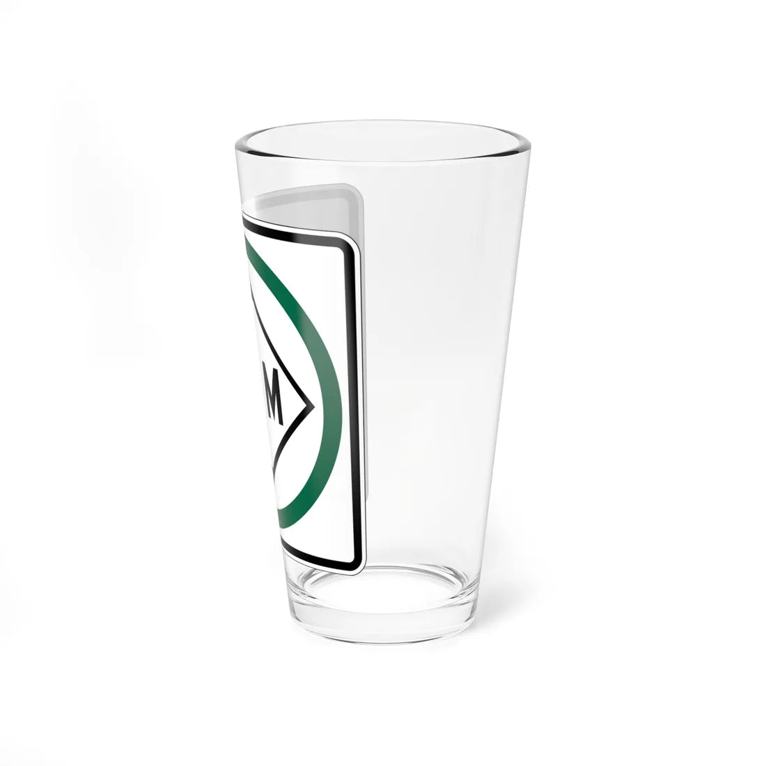 MUTCD-CA R105 (California) (Road Sign) Pint Glass 16oz - Go Mug Yourself