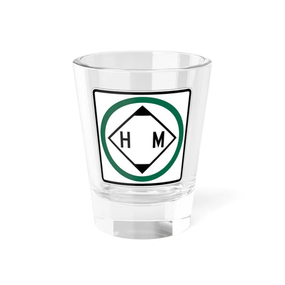 MUTCD-CA R105 (California) (Road Sign) Shot Glass 1.5oz 1.5oz - Go Mug Yourself