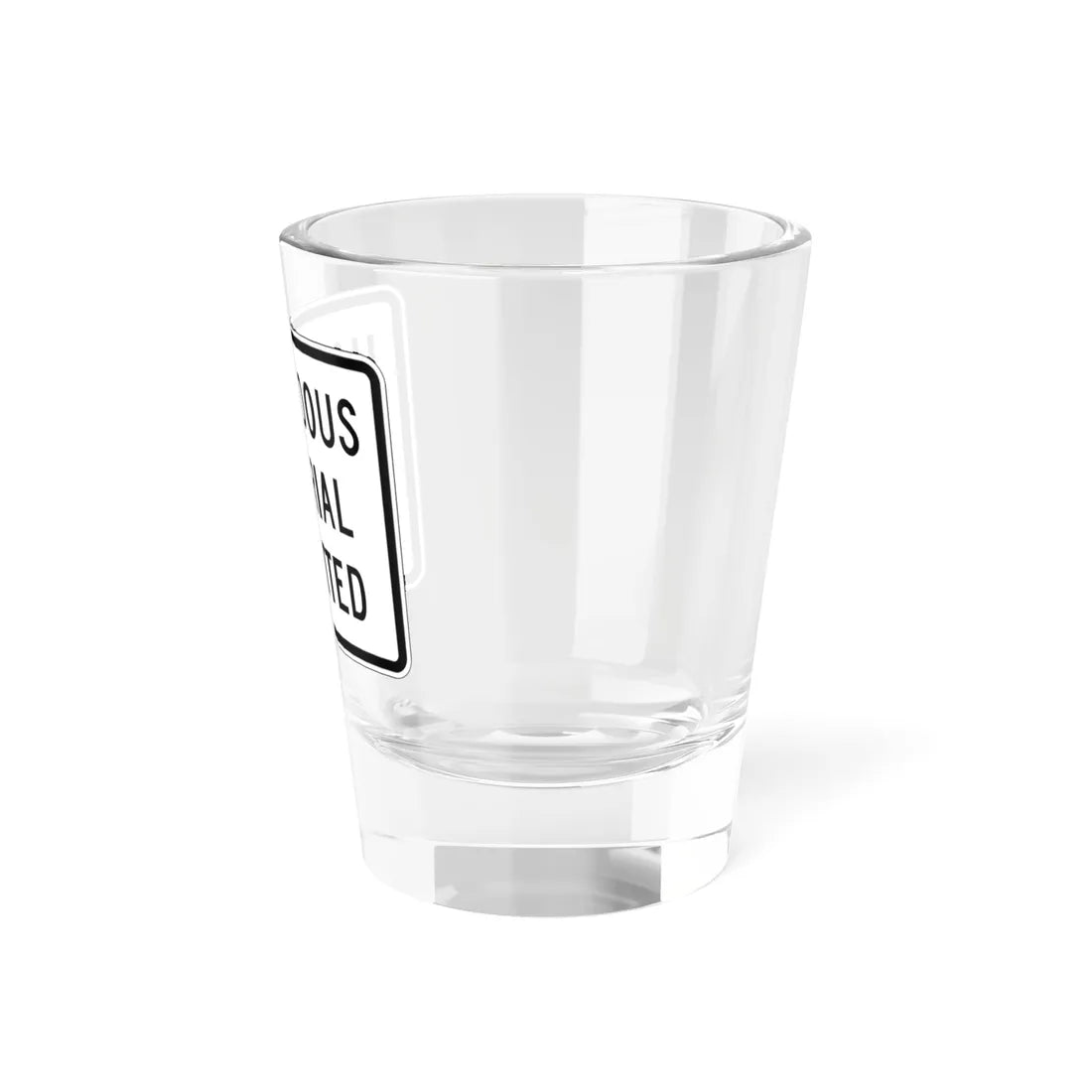 MUTCD-CA R105A (California) (Road Sign) Shot Glass 1.5oz - Go Mug Yourself