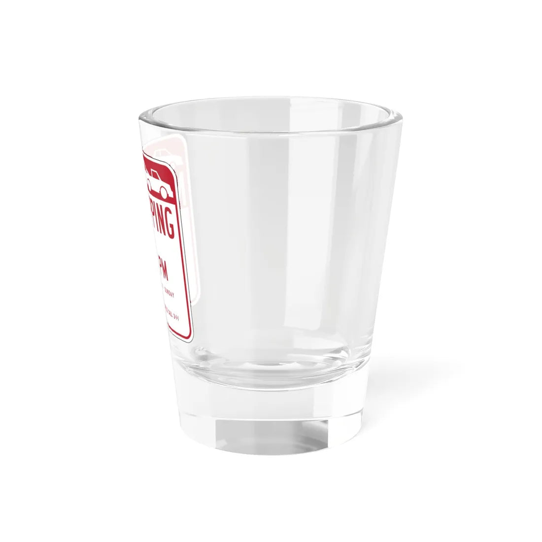 MUTCD-CA R107 (California) (Road Sign) Shot Glass 1.5oz - Go Mug Yourself