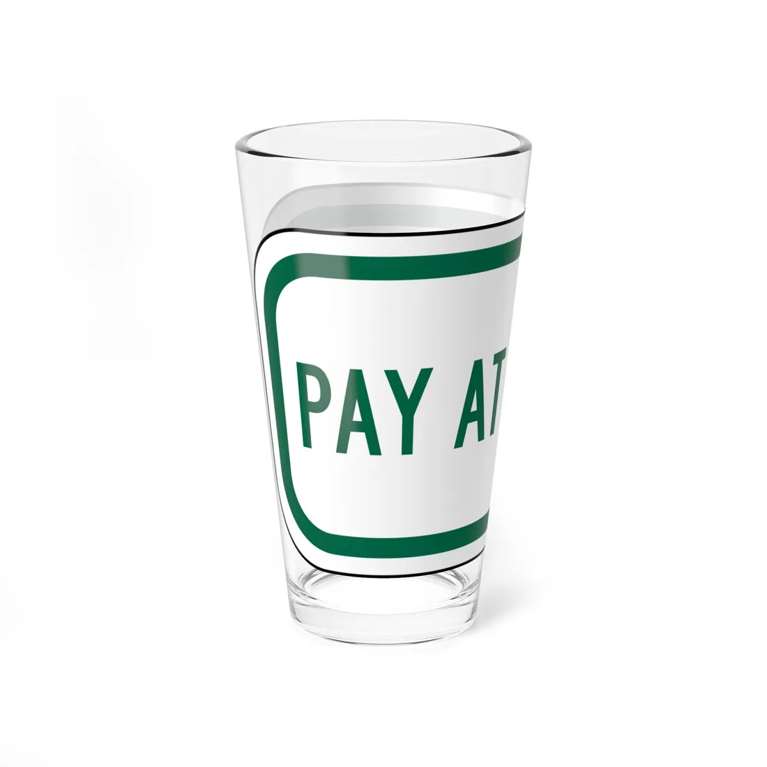 MUTCD-CA R109 (California) (Road Sign) Pint Glass 16oz - Go Mug Yourself