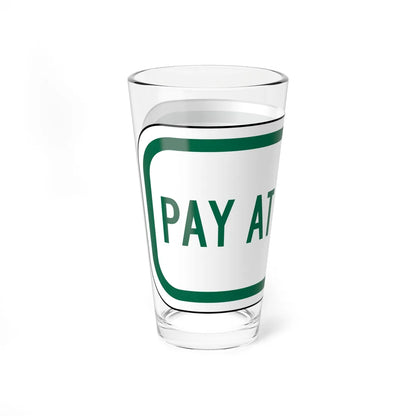 MUTCD-CA R109 (California) (Road Sign) Pint Glass 16oz - Go Mug Yourself