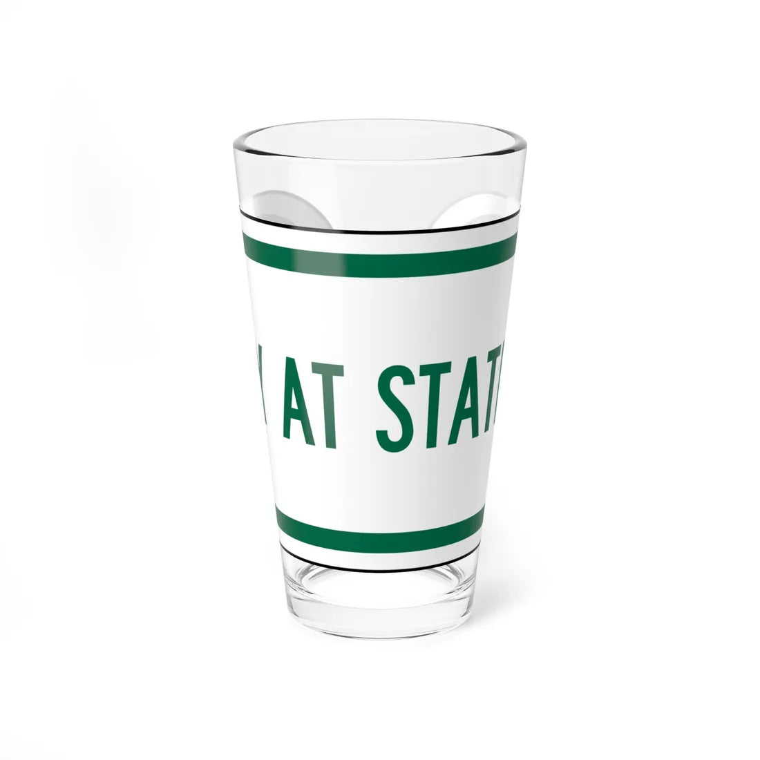 MUTCD-CA R109 (California) (Road Sign) Pint Glass 16oz - Go Mug Yourself
