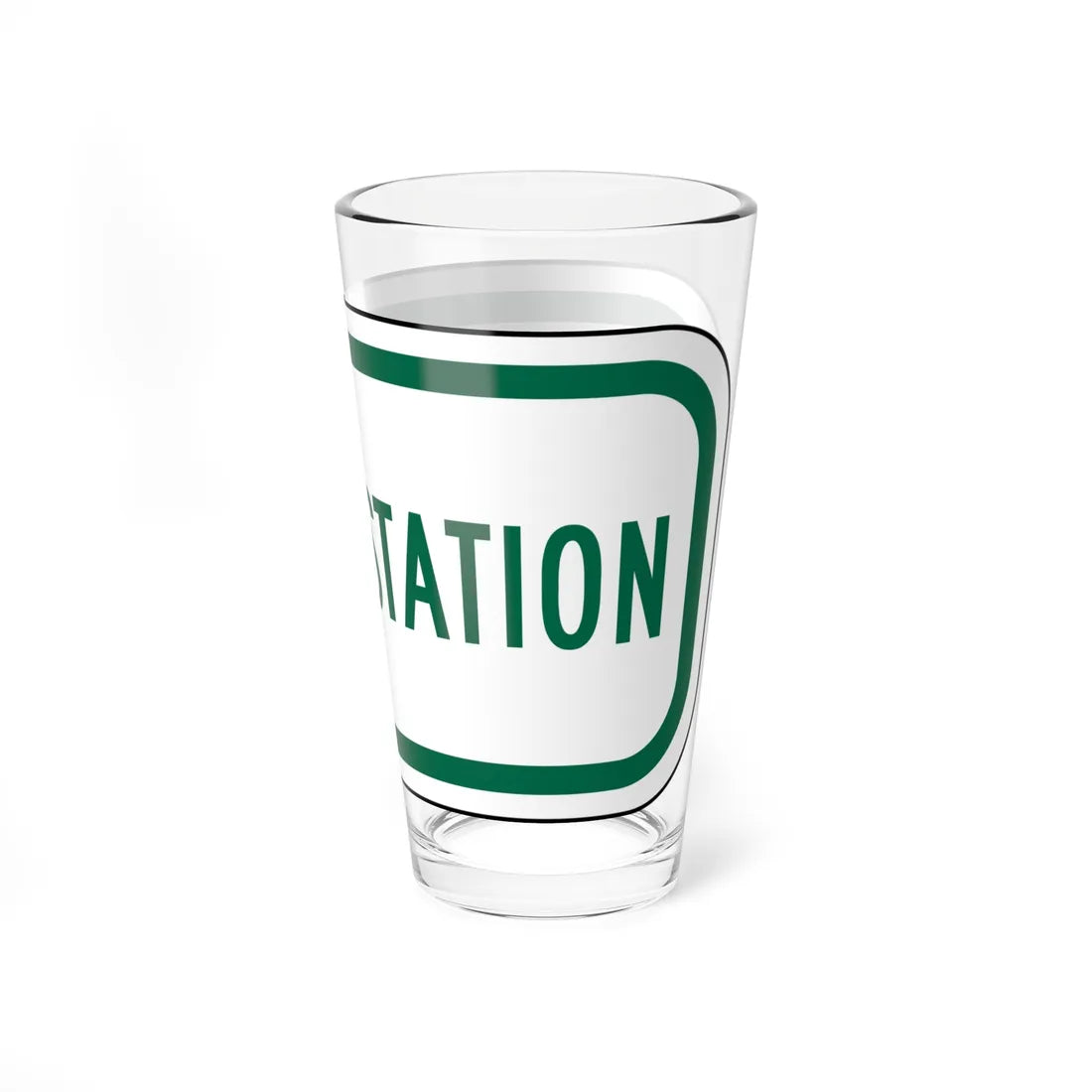 MUTCD-CA R109 (California) (Road Sign) Pint Glass 16oz - Go Mug Yourself