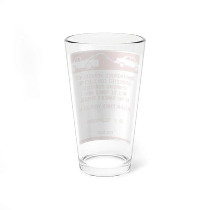 MUTCD-CA R112 (California) (Road Sign) Pint Glass 16oz - Go Mug Yourself