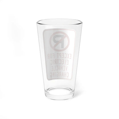 MUTCD-CA R113A (California) (Road Sign) Pint Glass 16oz - Go Mug Yourself