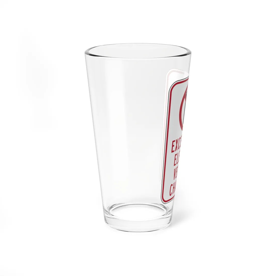 MUTCD-CA R113A (California) (Road Sign) Pint Glass 16oz - Go Mug Yourself
