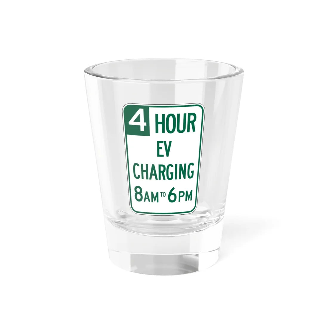 MUTCD-CA R114 (California) (Road Sign) Shot Glass 1.5oz 1.5oz - Go Mug Yourself