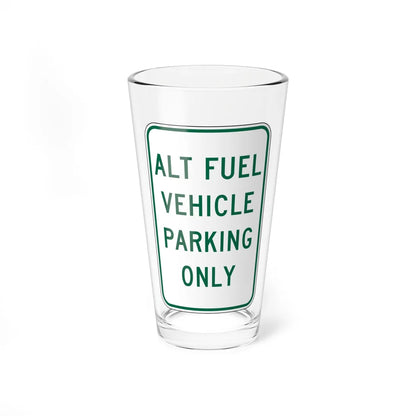 MUTCD-CA R116 (California) (Road Sign) Pint Glass 16oz 16oz - Go Mug Yourself